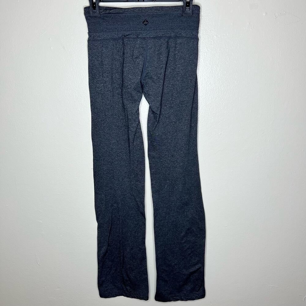 Prana Olympia Pants XS Tall Long Heather Gray Yoga Mid Rise Athletic Fitness Gym